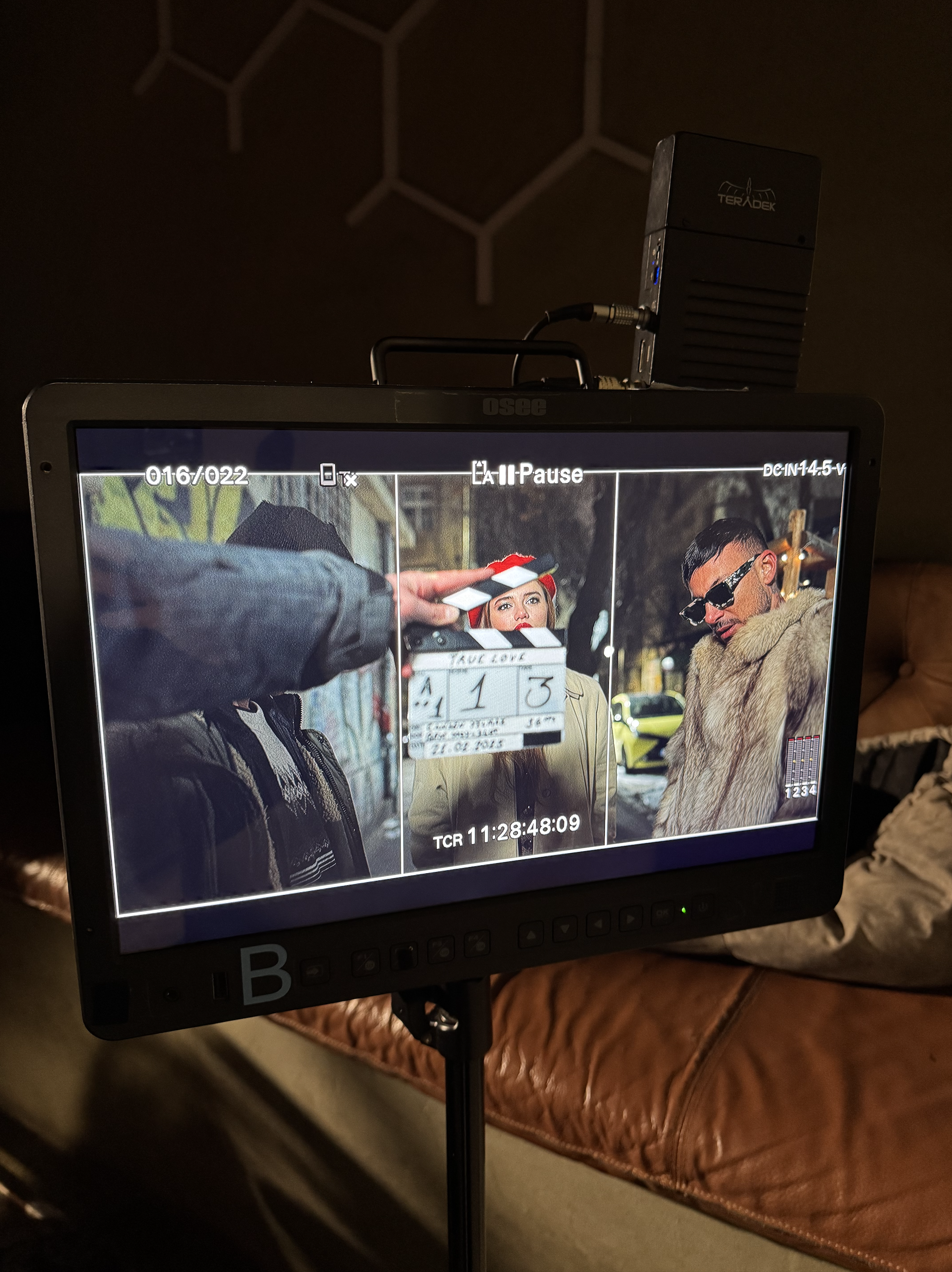 Behind the scenes photo